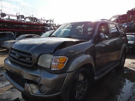 2004 Toyota Sequoia SR5 Gray 4.7L AT 2WD #Z23168